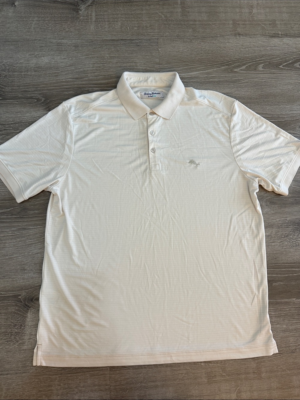Tommy Bahama Men's Light Cream Polo Shirt